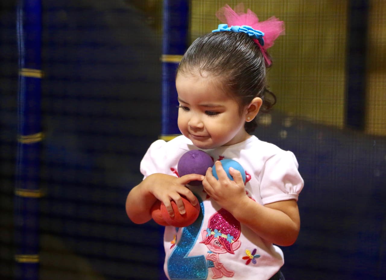 Baby Giulietta, antes del festejo oficial.