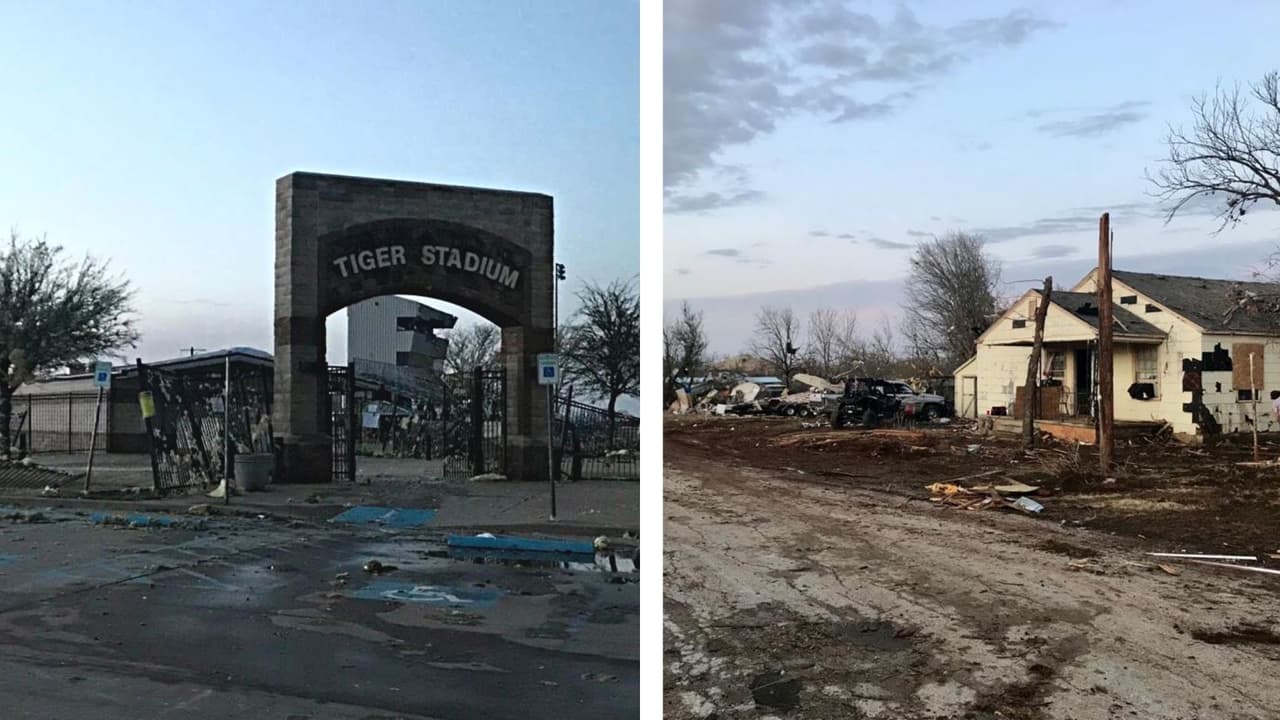 El estadio, gimnasio y áreas de
<a href="https://www.univision.com/local/dallas-kuvn/tornado-jacksboro-danos-escuela-viviendas " target="_blank">una escuela en Jacksboro fueron severamente dañadas</a> tras el paso de un posible tornado.