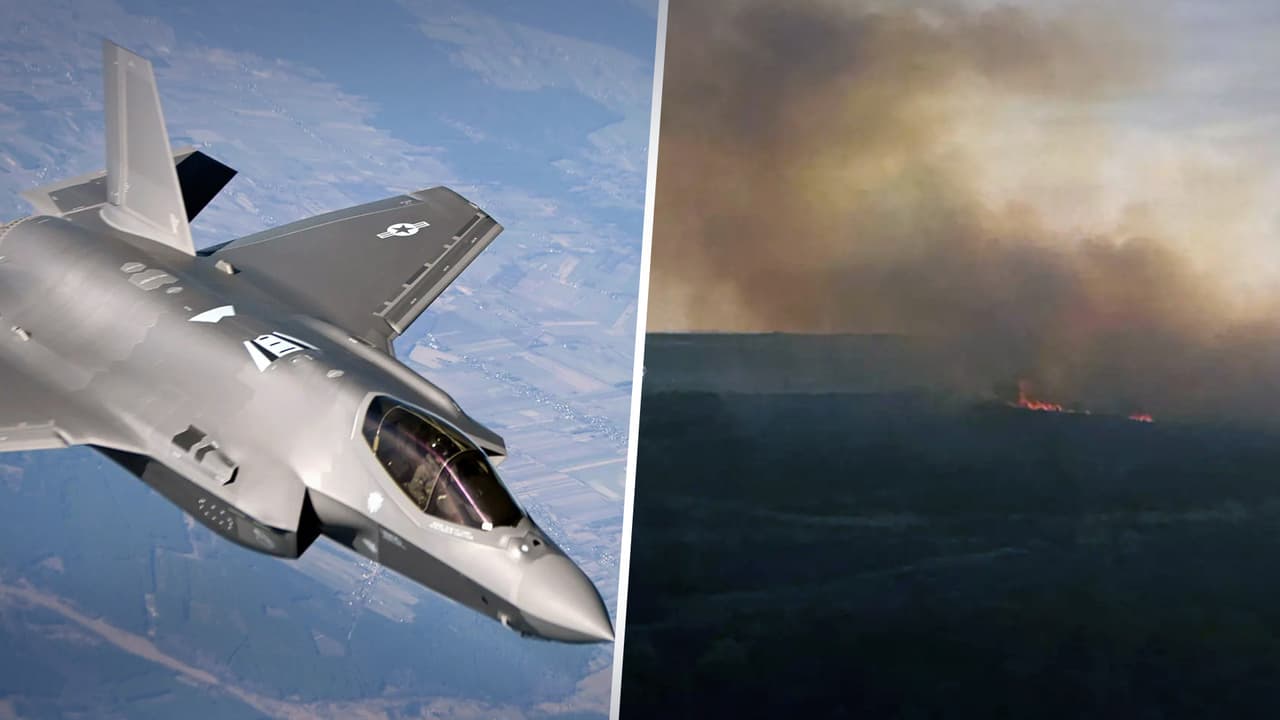 Avión de combate F-35 se estrella cerca de Salt Lake City: Bomberos controlan un incendio en el lugar