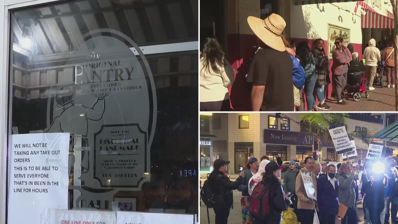 Emblemático restaurante Pantry cierra sus puertas tras 101 años de servicio en Los Ángeles