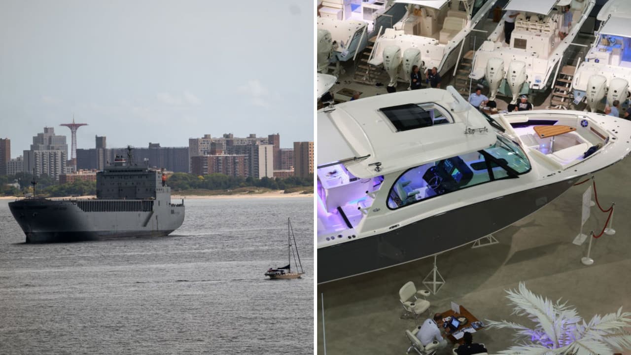 Buscan a desaparecido en aguas heladas tras volcadura de embarcación cerca de Staten Island