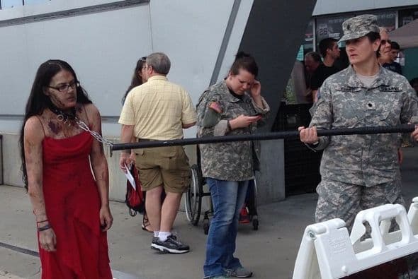 Los fans de la serie “The Walking Dead” ya pueden convertirse en unos verdaderos zombies. (Imagen de Twitter)