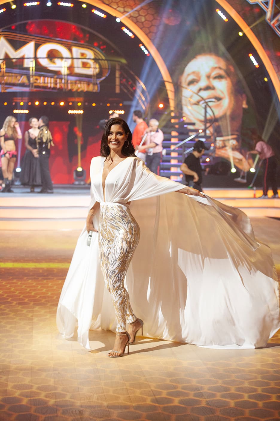 Así se divirtió Chiquinquirá con su vestido en MQB.