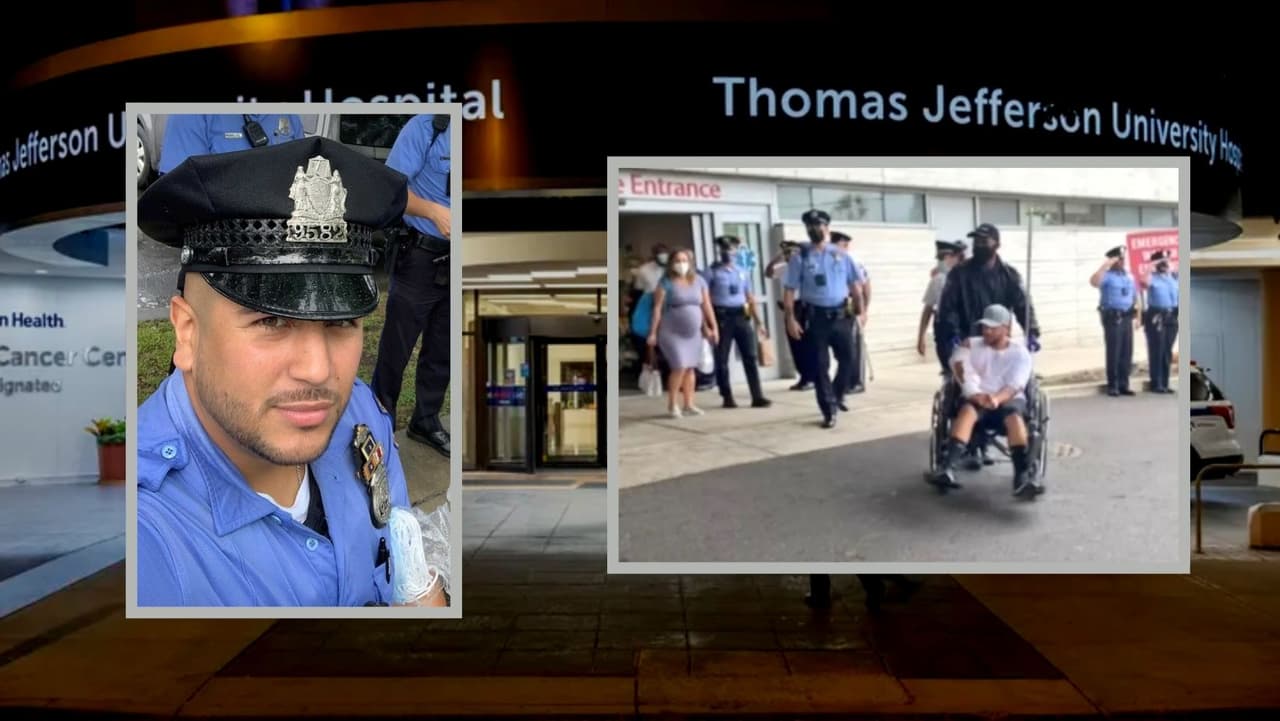 "Me quitaron parte de los muslos para reconstruir mi brazo": Policía hispano sale herido en servicio