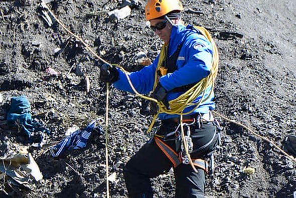 La aeronave cubría la ruta Barcelona - Düsseldorf. (Ministerio del Interior francés/DICOM/F. Pellier).