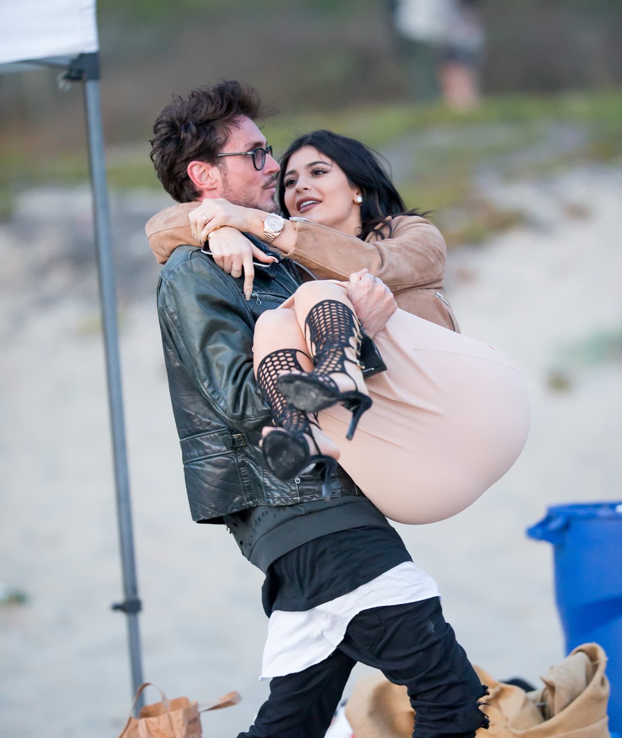 Kylie lo miraba con ojitos de "borrego a medio morir".