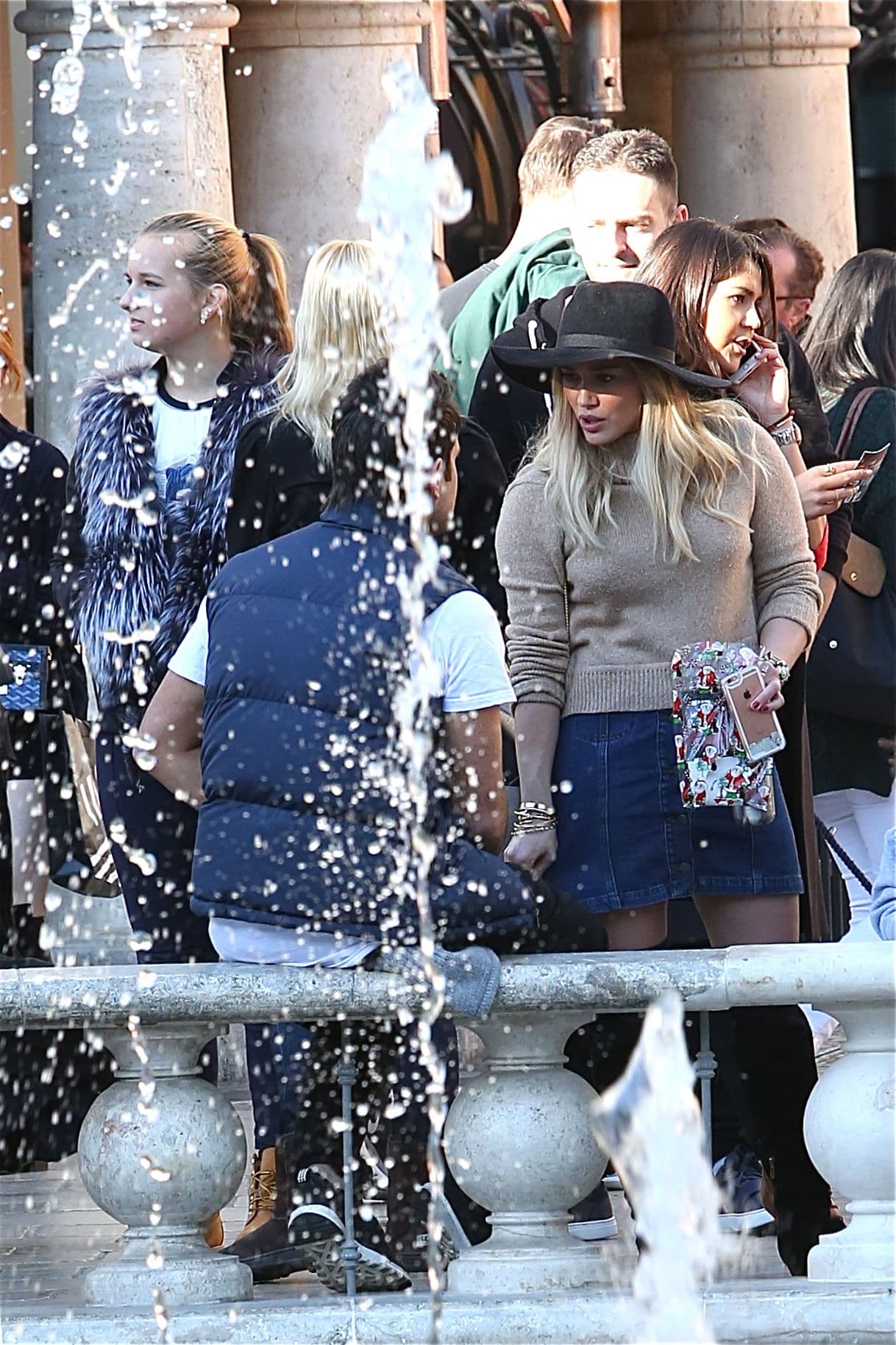 Los dos se reunieron por el bien de su nene.