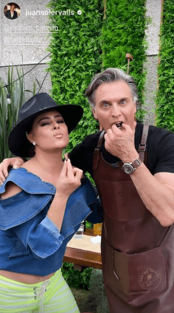 La actriz mexicana y el actor argentino se reencontraron en el programa 'Sale el sol', en el que Soler es parte del equipo de presentadores, y recordaron anécdotas de la telenovela que protagonizaron.
<br>