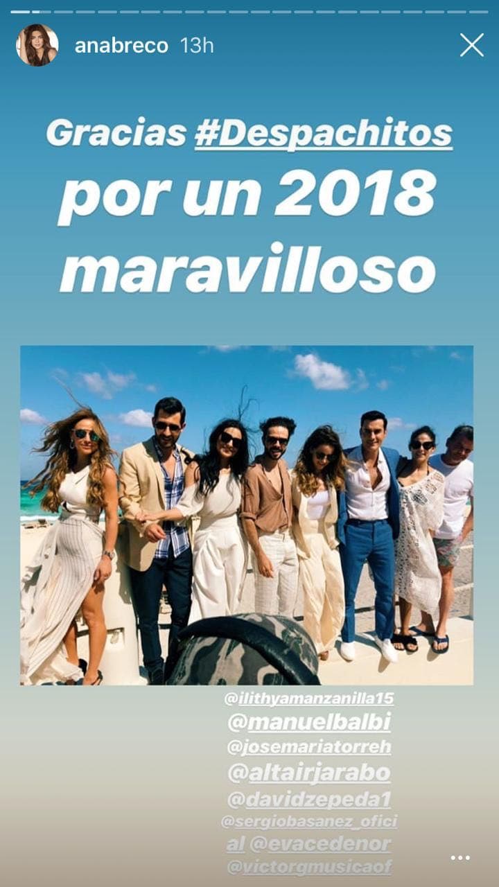 Ana Brenda Contreras también agradeció al resto de los compañeros con los que trabajó en 'Por amar sin ley'.