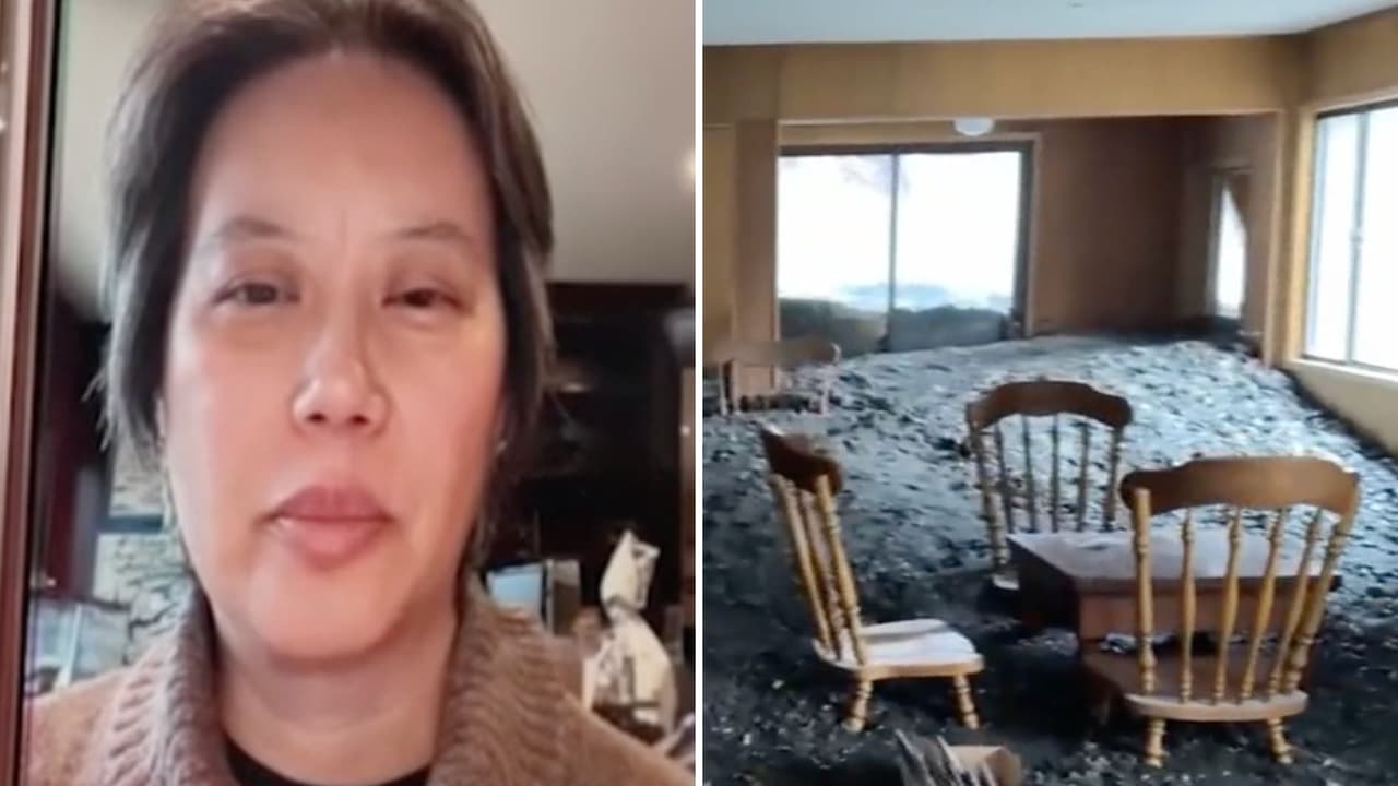 "Es devastador": su casa quedó completamente cubierta de lodo tras las inundaciones en California