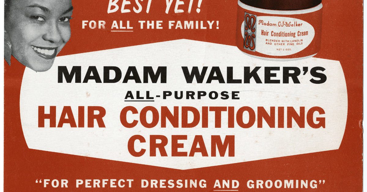 Publicidad Madam C.J. Walter