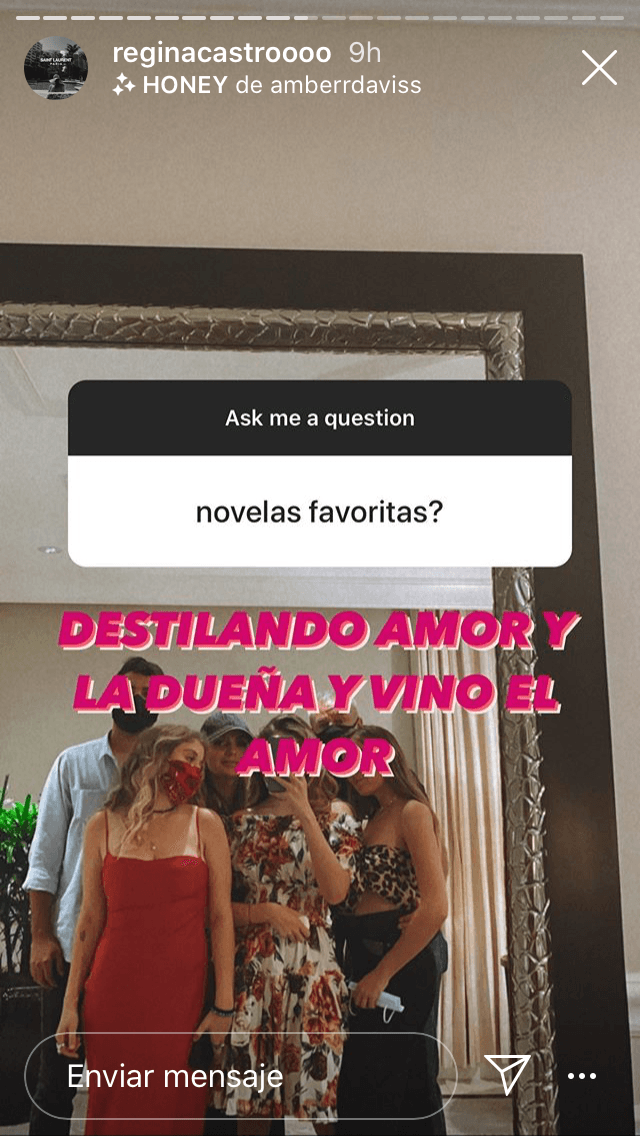 Contestó: "Destilando Amor, La Dueña y 
<b><a href="https://www.univision.com/shows/vino-el-amor" target="_blank">Vino El Amor</a></b>". 
<br>