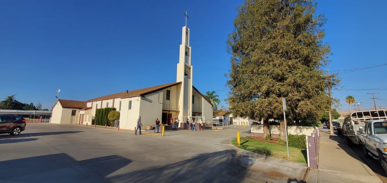 Los festejos iniciaron con una misa en la Parroquia de Santa María, en Cutler.