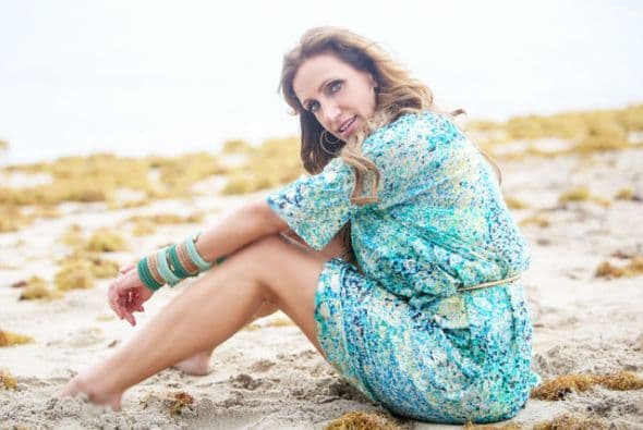 Además, aprovechó para presumirnos sus largas piernas.