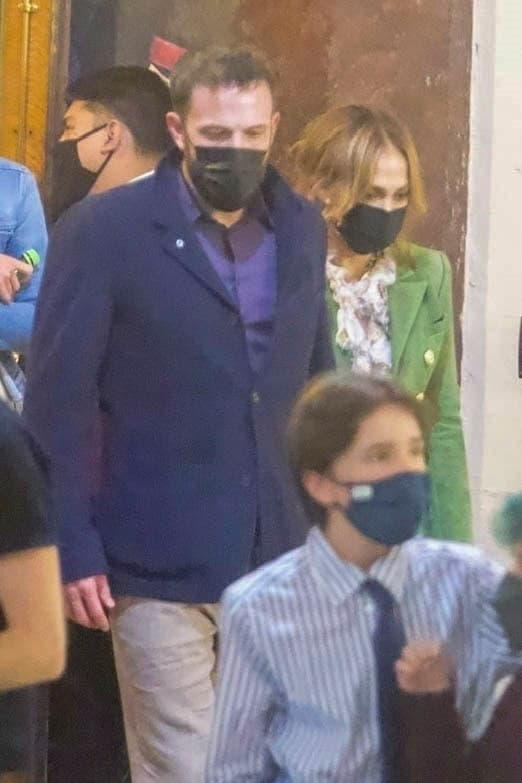 Samuel (9), el hijo menor de Affleck, no asistió a ver la obra.
<br>