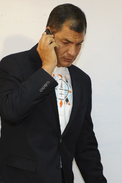 "No nos sorprende esta actitud abusiva, aberrante y extralimitada del presidente", Correa dijo el titular de la SIP, Gonzalo Marroquín.