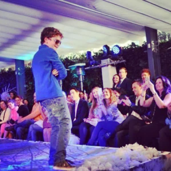 Ha modelado ropa infantil en algunos eventos en la Ciudad de México.