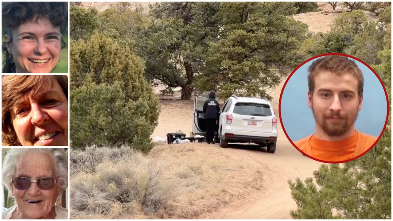 Cómo un choque con un alce terminó en un triple homicidio en Utah y una fuga por tres estados
