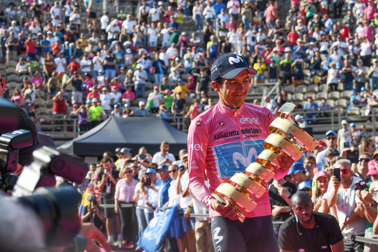 Para el Movistar Team es su tercer título en Grandes Vueltas; el colombiano Nairo Quintana conquistó el Giro de Italia 2014 y la Vuelta a España 2016.