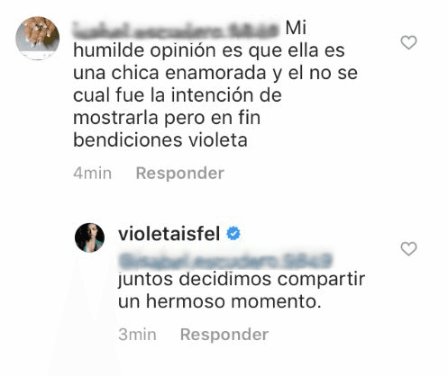 La actriz, quien también ha trabajado en doblaje para cine, reiteró que con esta fotografía ella y su esposo decidieron "compartir un hermoso momento".