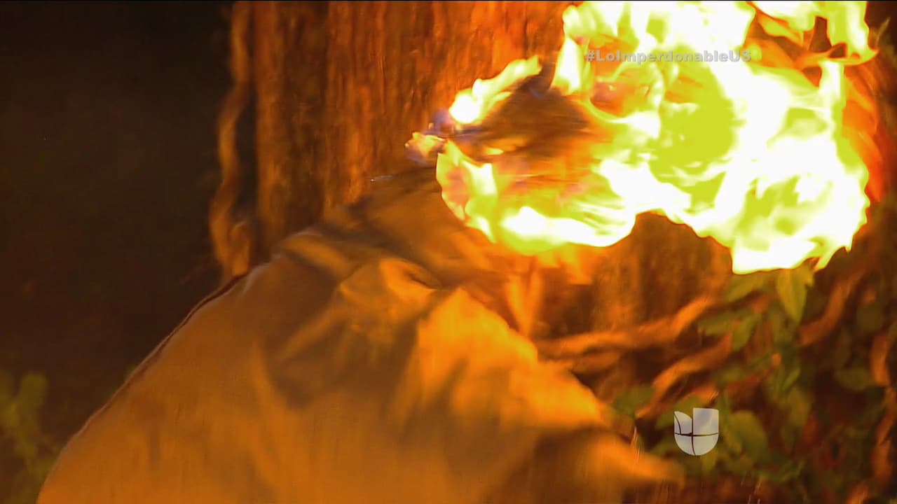 Después de estar a punto de quemarse, Verónica y Martín lo entregaron a la policía.