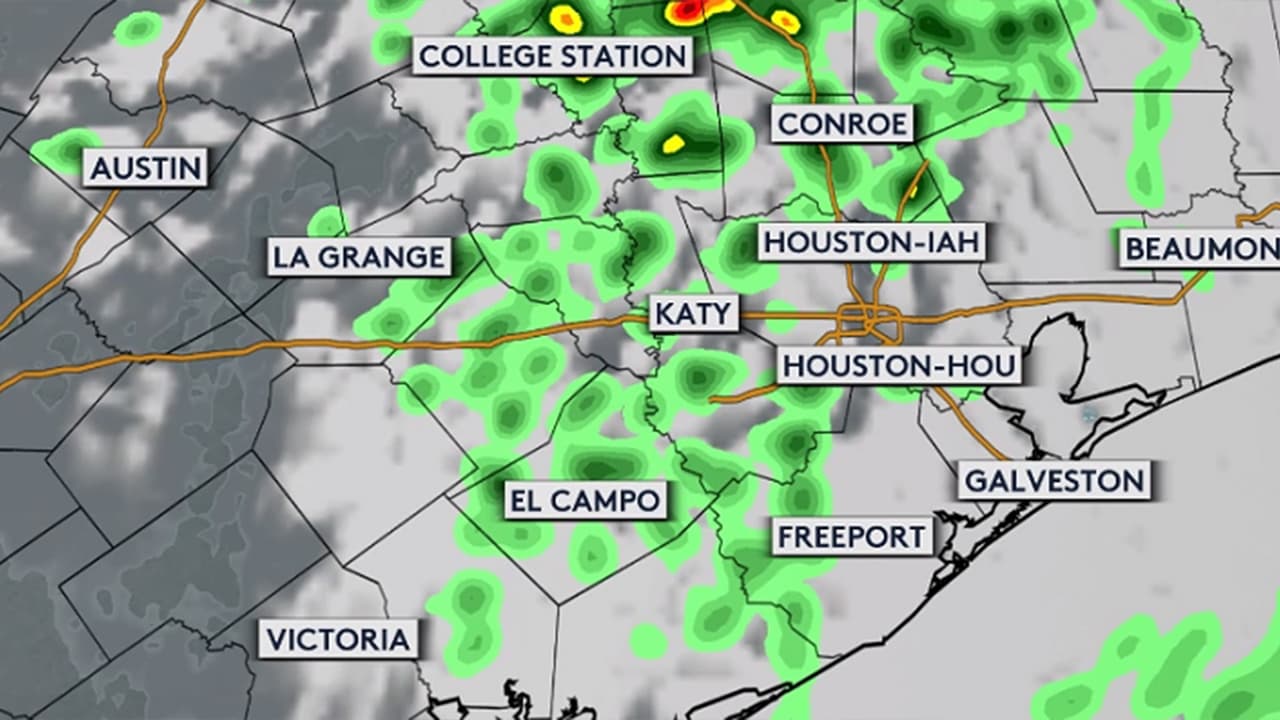 Amenaza de tiempo severo en Houston puede dejar lluvias intensas, fuertes vientos y granizo