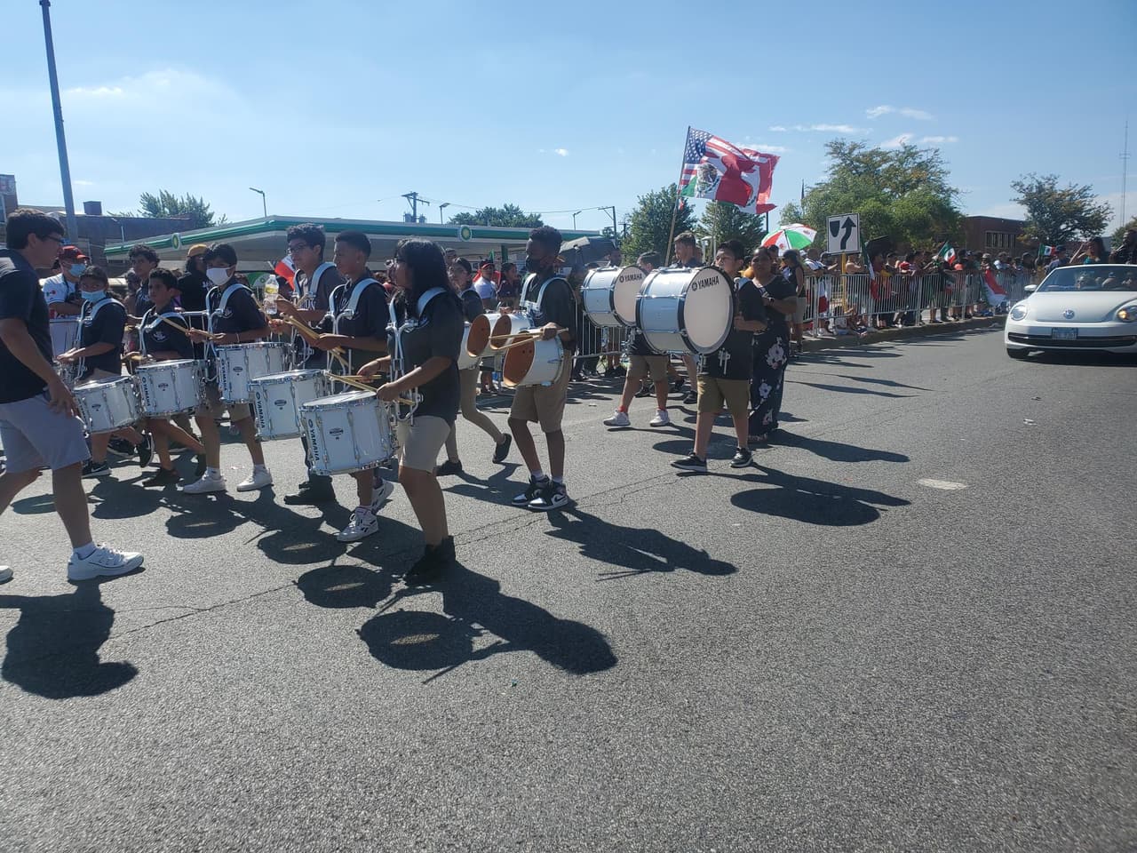 Desfile por día de la Independencia de México en Cicero. A decir de las autoridades hubo saldo blanco en esta celebración.