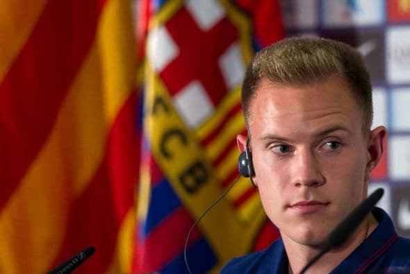 Ter Stegen fue presentado con el Barcelona
