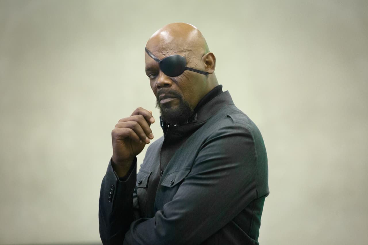 <b>#3 Samuel L. Jackson</b>
<br>El personaje de Nick Fury es otro ejemplo de rejuvenecimiento por CGI en el MCU.