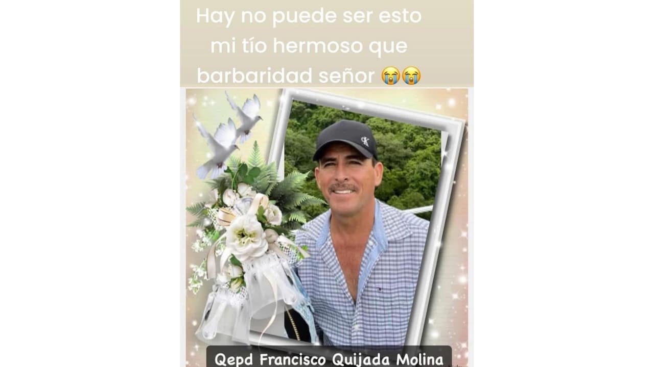 Así se informó la muerte del padre de 'Pancholín'.