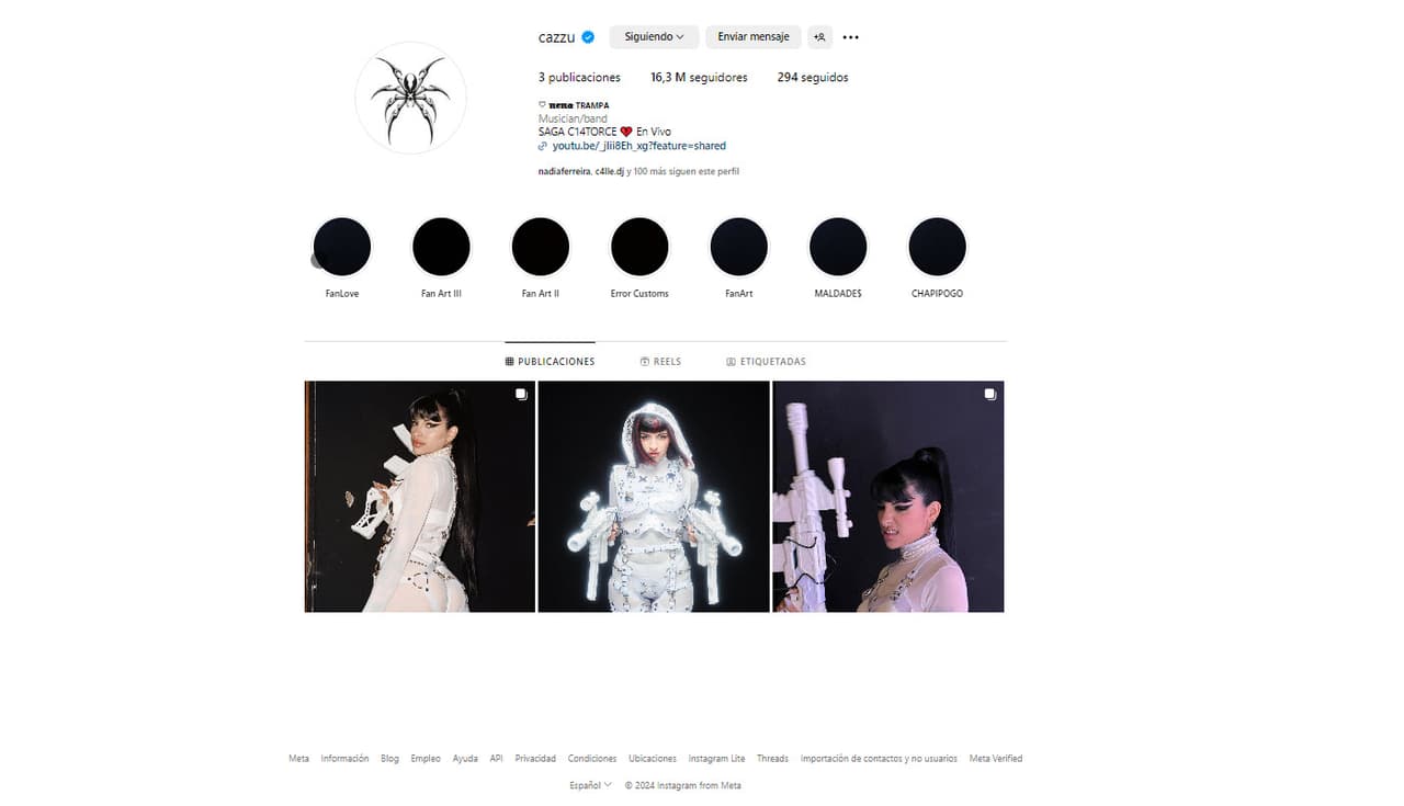 Cazzu elimina el rastro de Christian Nodal de su perfil de Instagram.