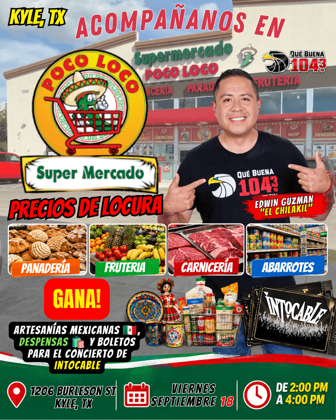 🎉 ¡Este viernes 18 de septiembre acompañanos!