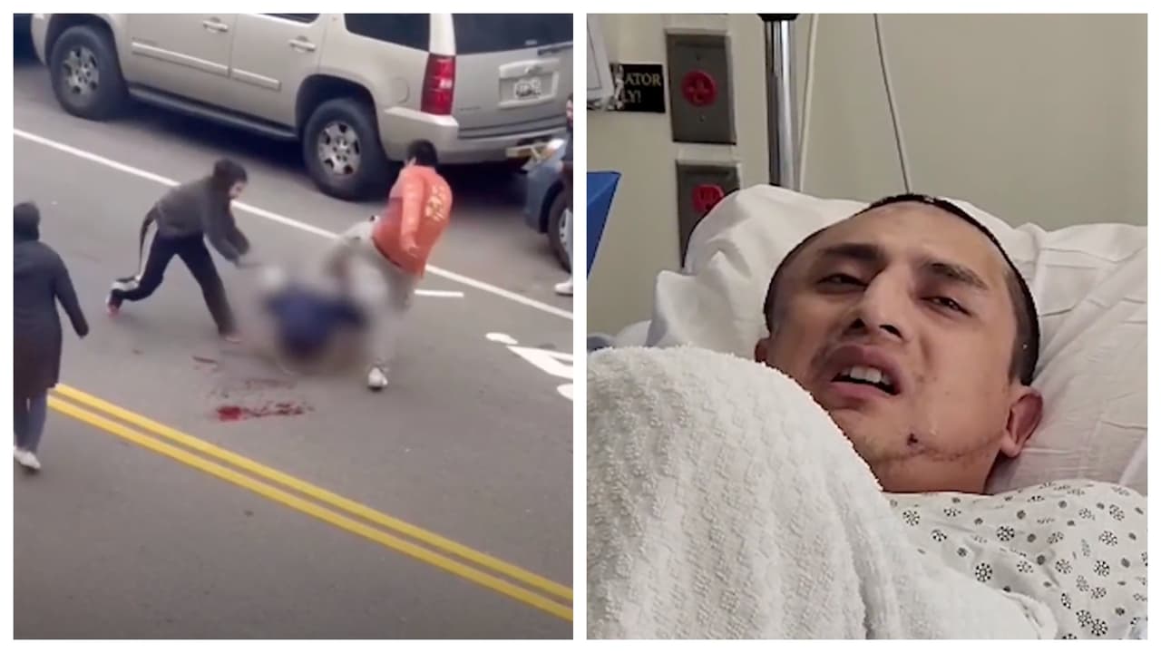 <b>Marzo</b>
<br>El inmigrante ecuatoriano 
<a href="https://www.univision.com/local/nueva-york-wxtv/wilson-chabla-lucha-vida-agredido-discusion-estacionamiento" target="_blank">Wilson Chablá</a>, quien fue atacado con un bate, 
<b>en una disputa por un estacionamiento en Queens,</b> salió del coma.