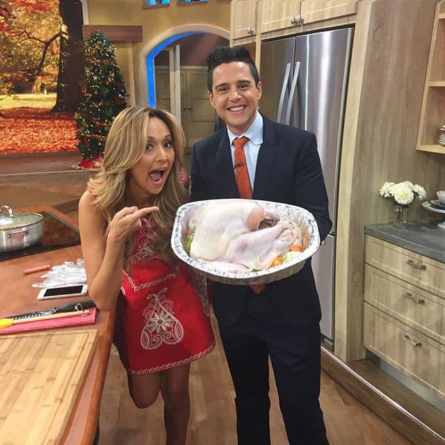 El pavo no podía faltar en este gran festejo.