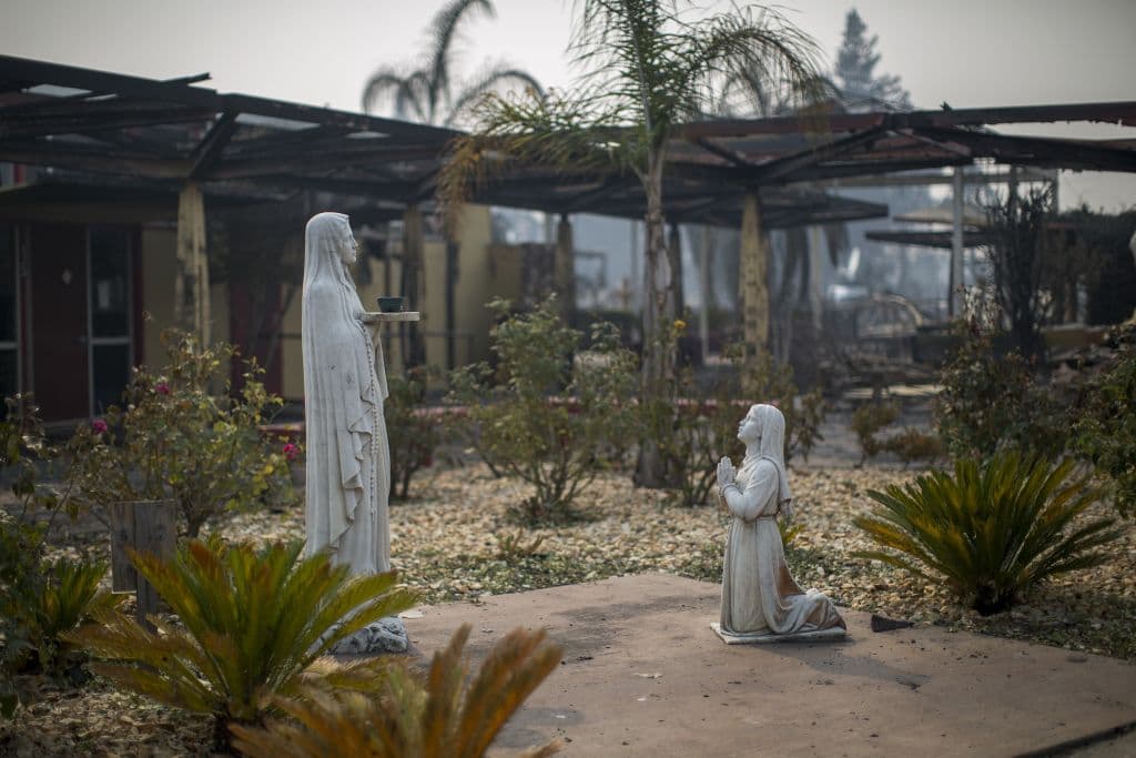 La escuela, situada en la ciudad de Santa Rosa, sufrió daños materiales.