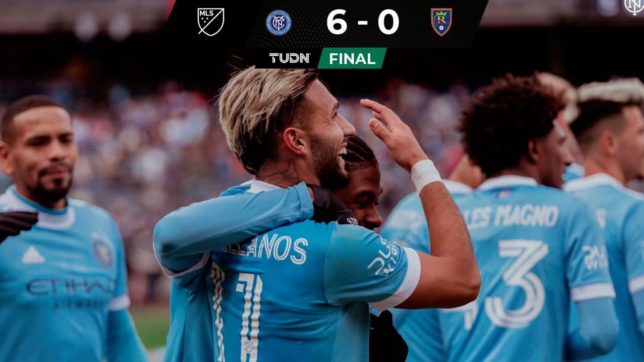 'Taty' Castellanos brilla con cuatro goles ante el Real Salt Lake 