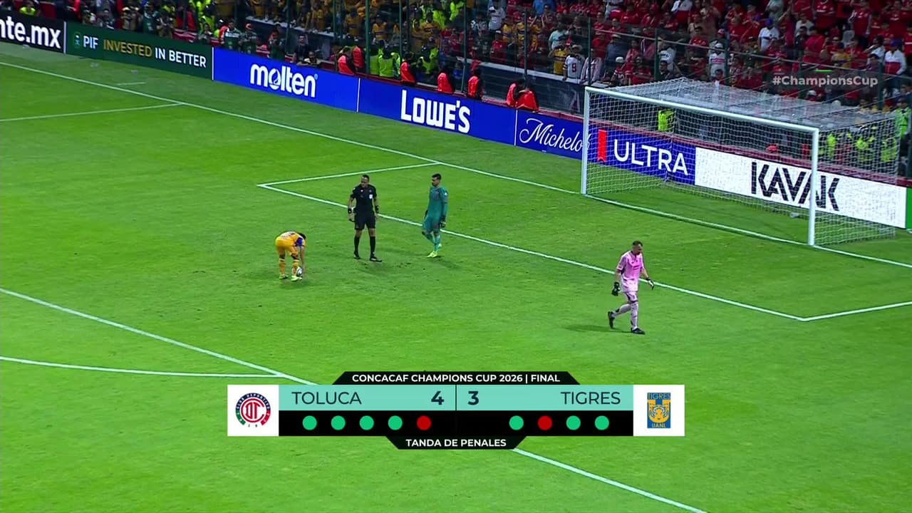 ¡GOL!  anota para Tigres. Diego Lainez