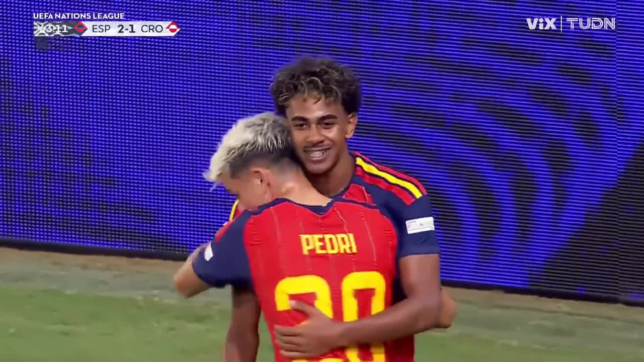¡Golazo de Lamine Yamal! Doblete del candidato a ganar el balón de oro