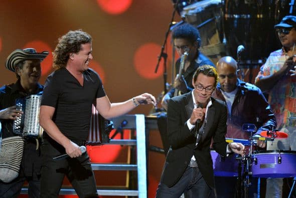 Se les veía súper animados y como siempre, con la mejor química en el escenario.