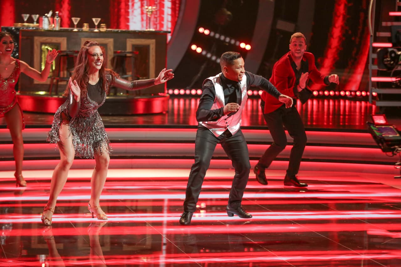 Sus movimientos sorprendieron a los jueces.