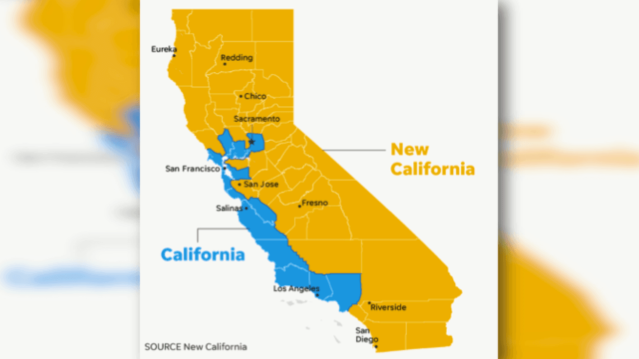Movimiento republicano declara la "independencia" de varios condados de California para crear un "nuevo estado"