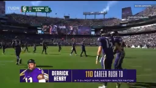 ¡Llega el de la honra! Derrick Henry tiene histórico touchdown