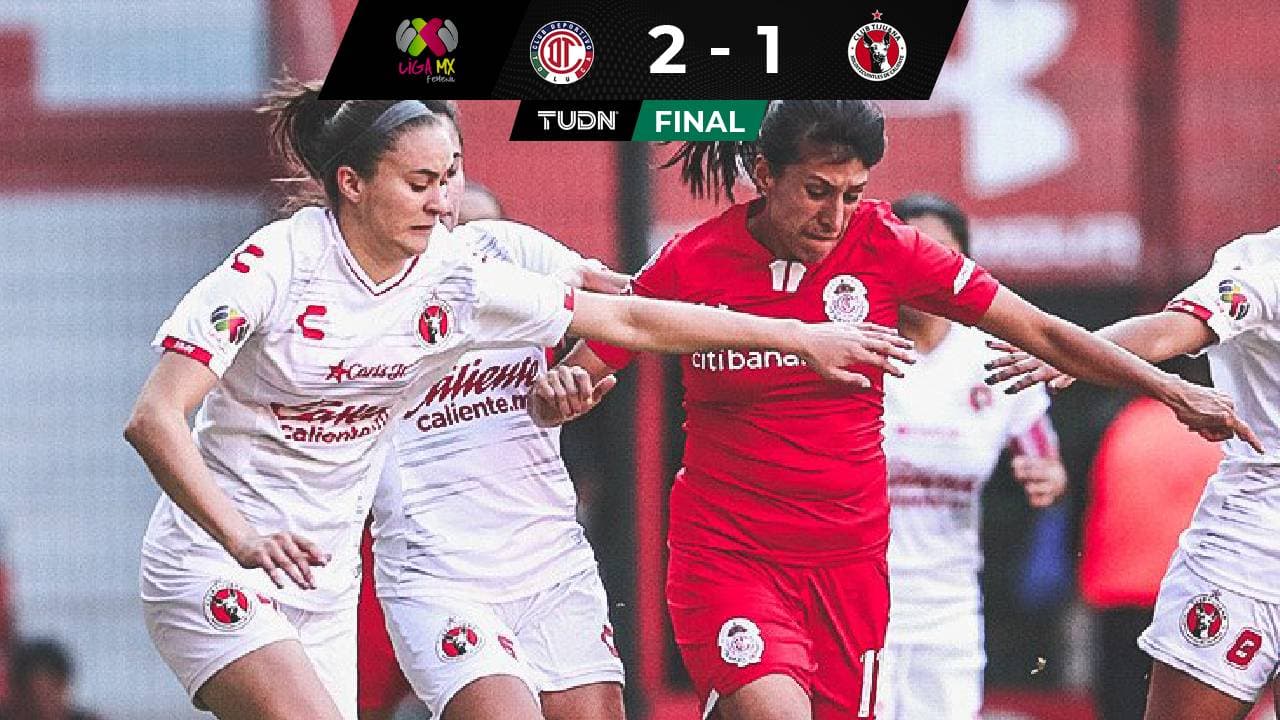 Toluca, sin su director técnico, vence a Tijuana en casa