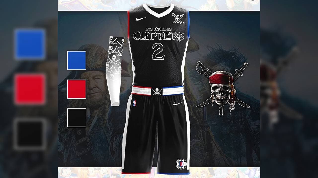 La saga ‘Pirates of the Caribbean’ fue la inspiración para crear la propuesta de LA Clippers.