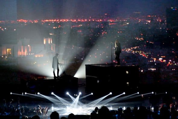 Los artistas se ganaron el aplauso de los asistentes.