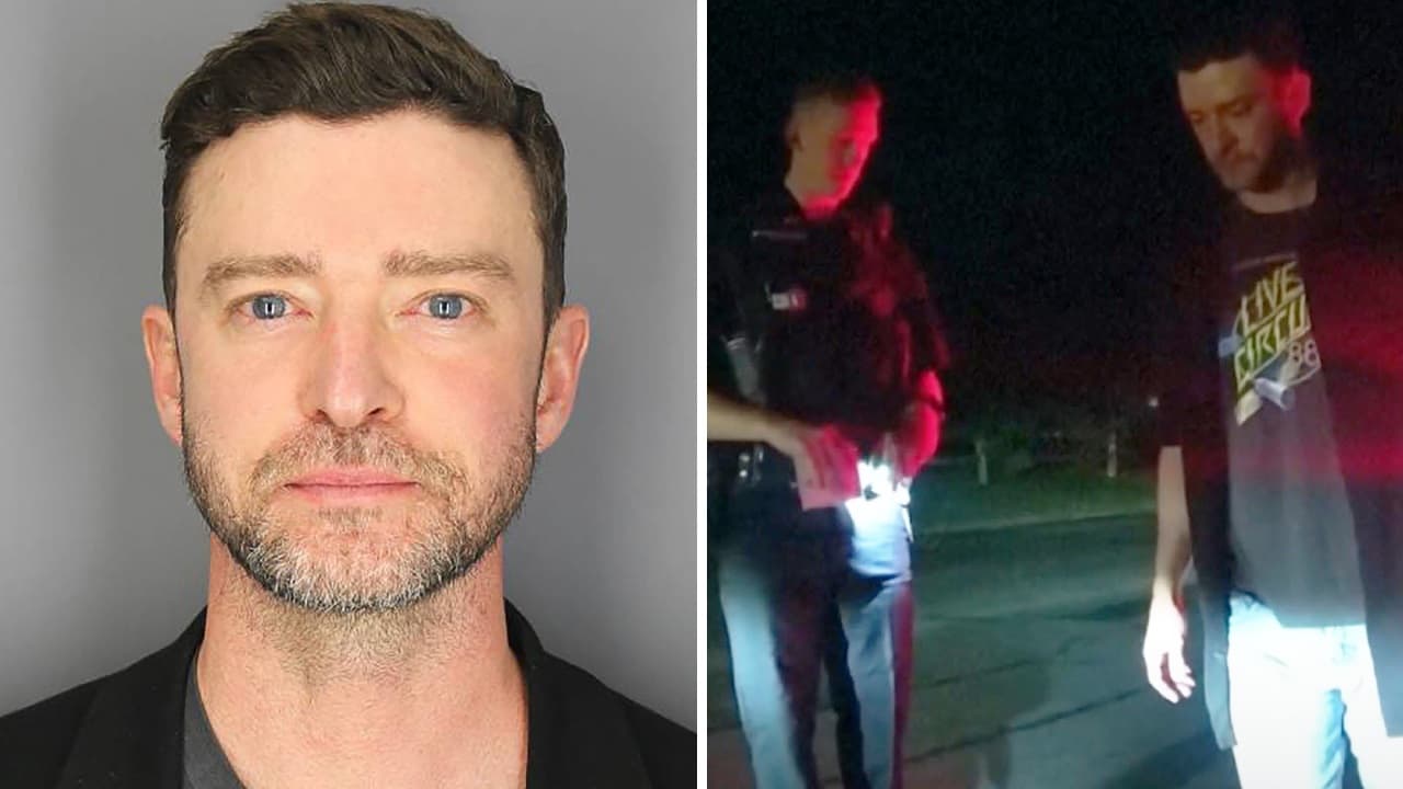Sale a la luz video del arresto de Justin Timberlake tras conducir en estado de ebriedad