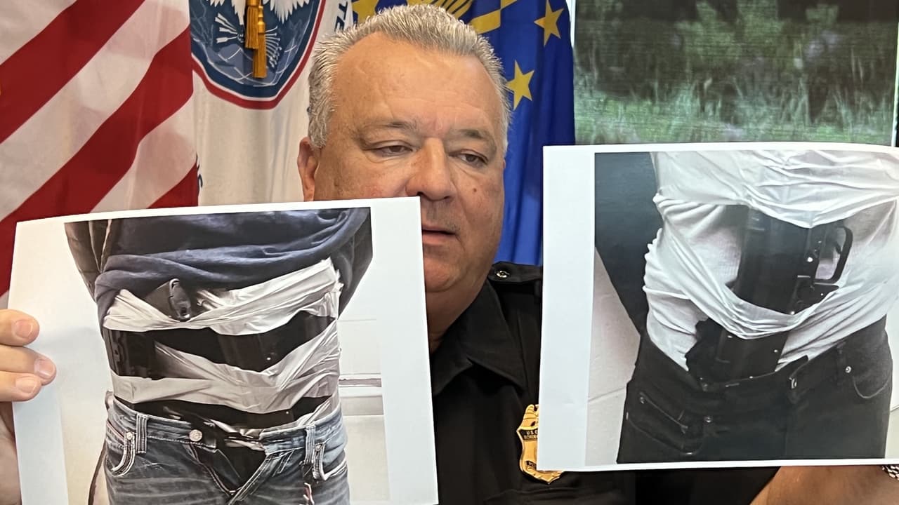 Miles de dólares en efectivo, cuerno de chivo y otras armas: los decomisos de contrabando que cruzan a México 