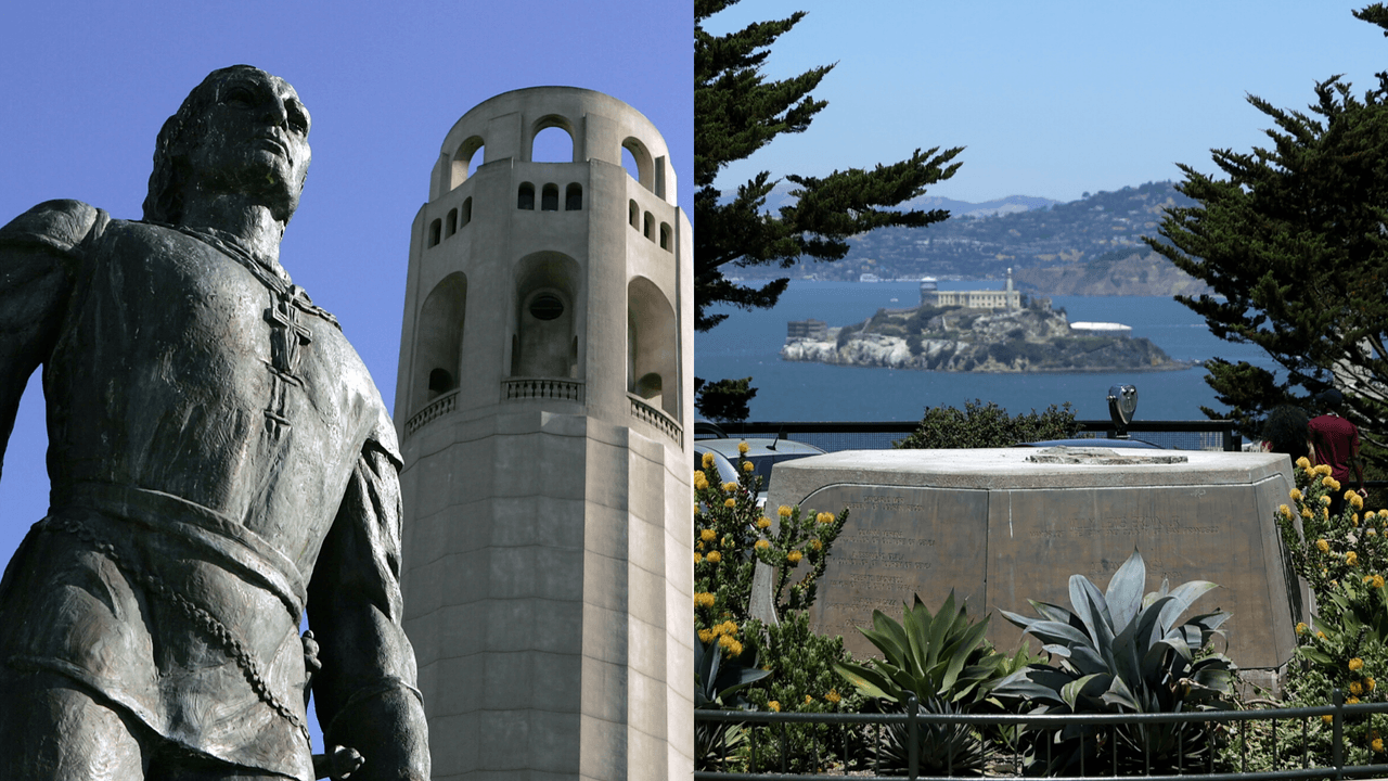 Retiran estatua de Cristóbal Colón en San Francisco