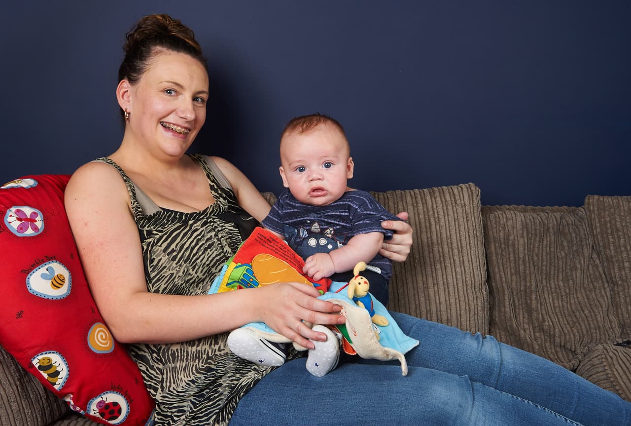 Su papá, James Bird, estaba emocionado ante su primogénito.