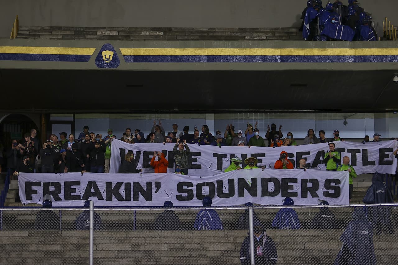 Seattle Sounders le empató de último minuto 2-2 a Pumas en el Estadio Olímpico Universitario en la Final de ida de la Liga de Campeones de la Concacaf.
